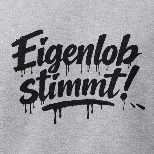 kuckma: Eigenlob stimmt | Hoodie Heather Grey