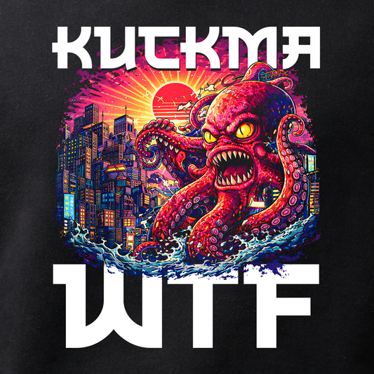 kuckma: hungriger Kraken | Hoodie Schwarz