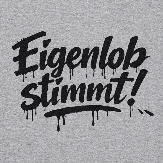 kuckma: eigenlob stimmt | T-Shirt Heather Grey