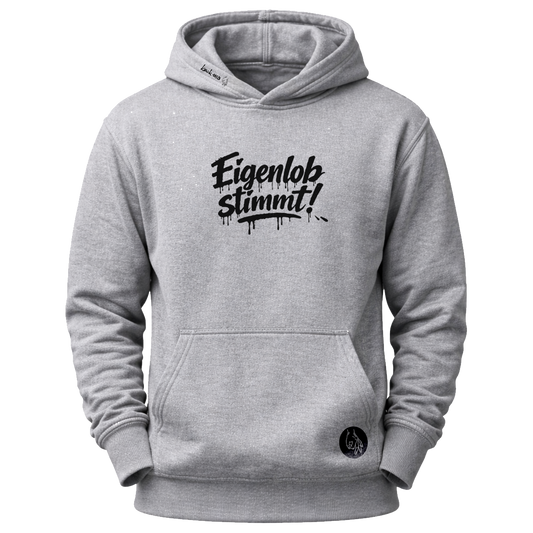 kuckma: Eigenlob stimmt | Hoodie Heather Grey