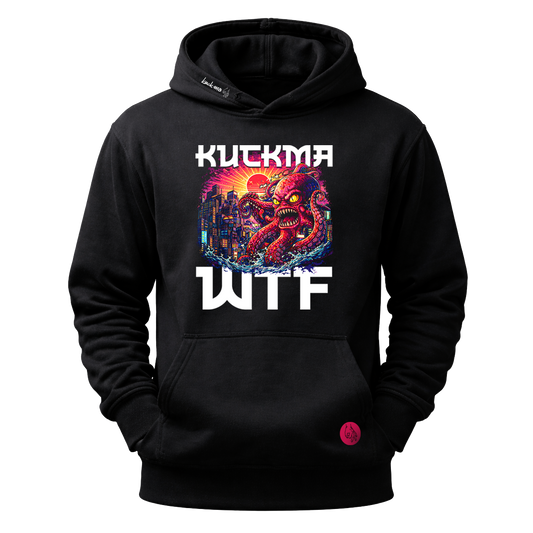 kuckma: hungriger Kraken | Hoodie Schwarz