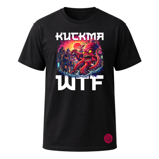 kuckma: hunriger Kraken | T-Shirt schwarz